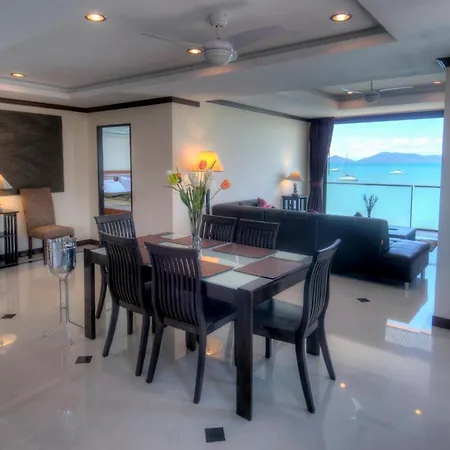 Emerald Beach-Front Apartments Fishermans Village Koh Samui Bagian luar foto