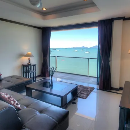 Emerald Beach-Front Apartments Fishermans Village Koh Samui Bagian luar foto