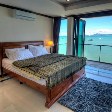 Emerald Beach-Front Apartments Fishermans Village Koh Samui Bagian luar foto